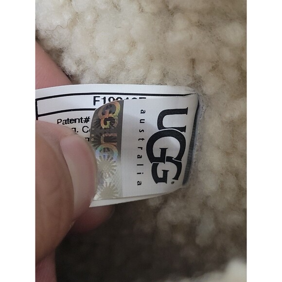 UGG Australia Adirondack Tall Leather Sheepskin Winter Boots Women 10 Chestnut - Picture 5 of 14